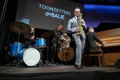 Nederland Amsterdam 10 november 2018.Toonzetters met saxofonist Benjamin Herman,Foto: Jan Boeve / De Balie